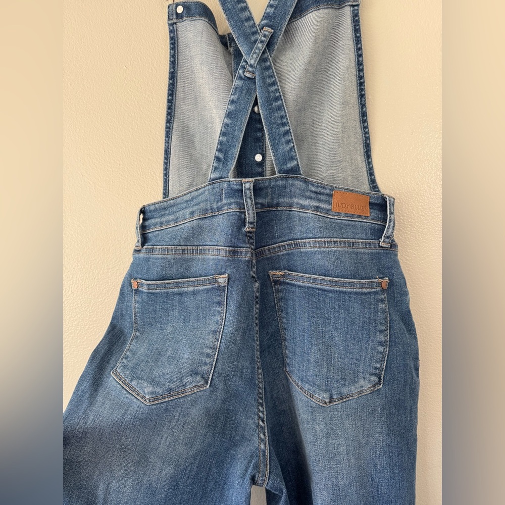 Judy Blue Wide Leg Crop Overall - Medium - Picture 7 of 9